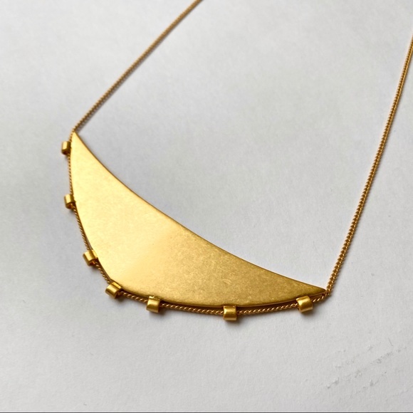 Madewell Gold Plate Collar Necklace - Picture 3 of 4